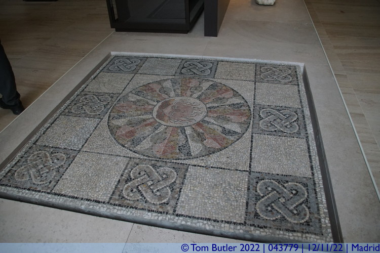 Photo ID: 043779, Mosaic floor, Madrid, Spain