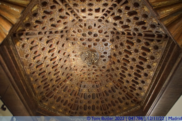 Photo ID: 043786, Under Moorish ceiling, Madrid, Spain