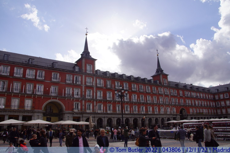 Photo ID: 043806, Opposite side of the square, Madrid, Spain