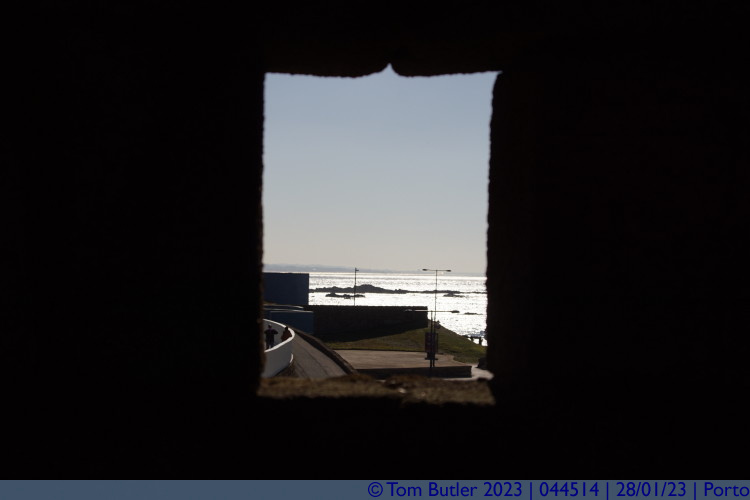 Photo ID: 044514, View through a gun port, Porto, Portugal