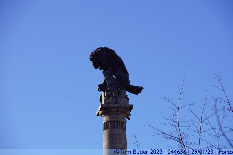 Photo ID: 044636, The Portuguese Lion crushing a Napoleonic Eagle, Porto, Portugal