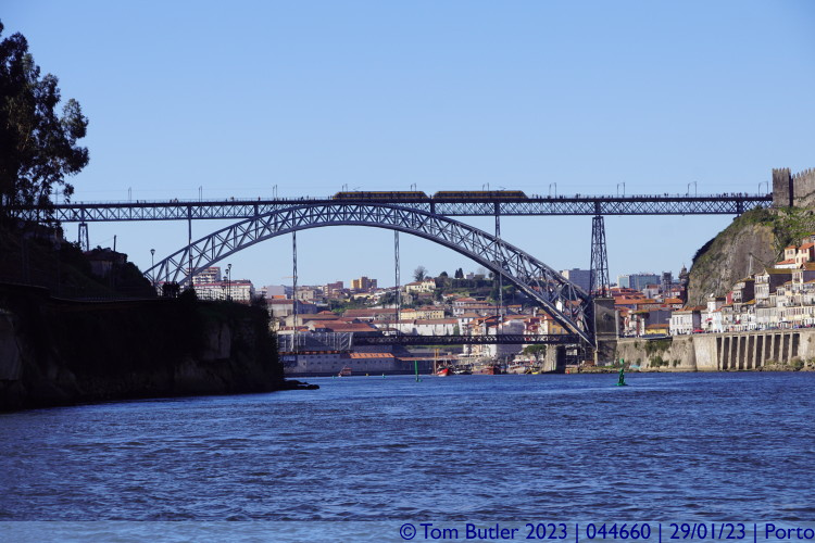 Photo ID: 044660, Ponte Dom Lus I with Metro, Porto, Portugal