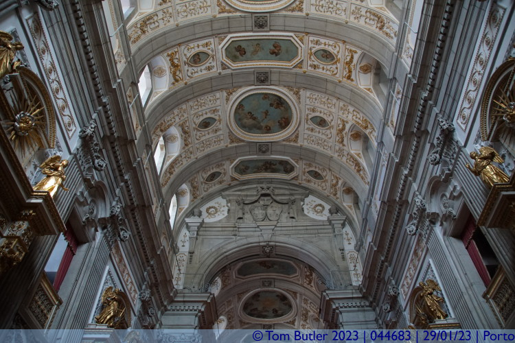 Photo ID: 044683, Ceiling of the Chapel, Porto, Portugal