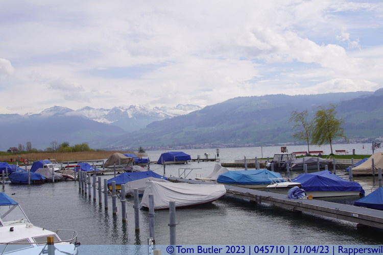 Photo ID: 045710, View from the Yacht harbour, Rapperswil, Switzerland