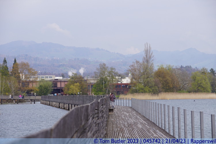 Photo ID: 045742, On the Holzbrcke, Rapperswil, Switzerland