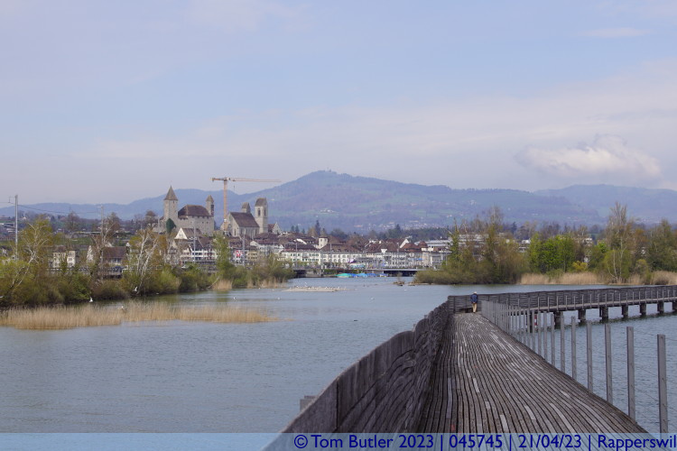 Photo ID: 045745, Rapperswil from the Holzbrcke, Rapperswil, Switzerland