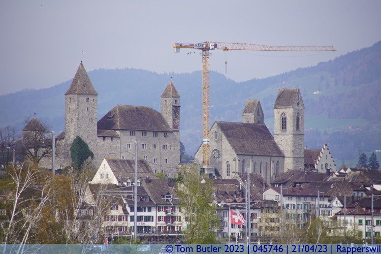 Photo ID: 045746, Rapperswil Castle and Catholic Church, Rapperswil, Switzerland