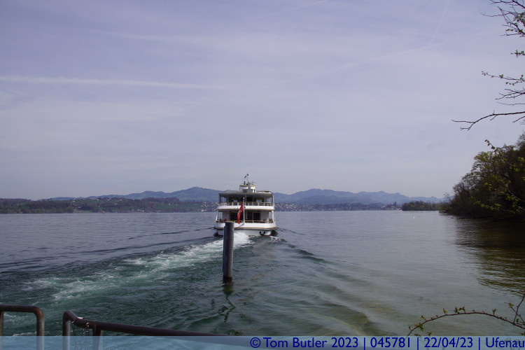 Photo ID: 045781, Departing ferry, Ufenau, Switzerland