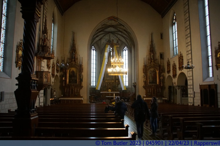Photo ID: 045901, Inside the Catholic Church, Rapperswil, Switzerland