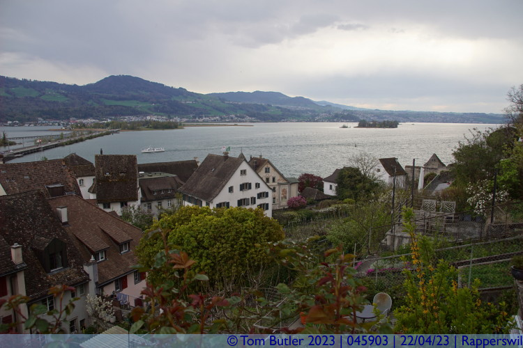 Photo ID: 045903, View from the castle walls, Rapperswil, Switzerland