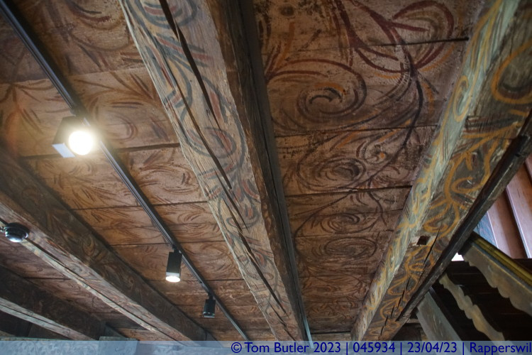 Photo ID: 045934, Painted ceiling, Rapperswil, Switzerland
