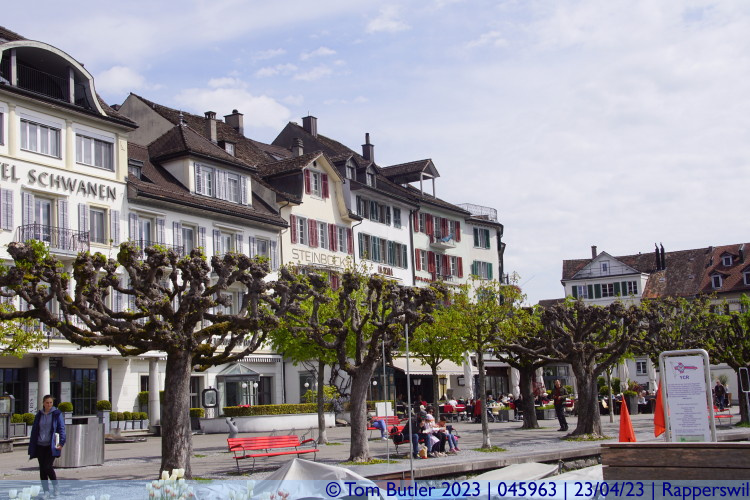 Photo ID: 045963, Buildings around the harbour, Rapperswil, Switzerland