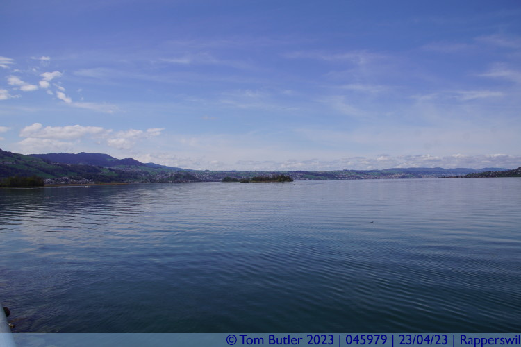 Photo ID: 045979, Looking up the lake, Rapperswil, Switzerland