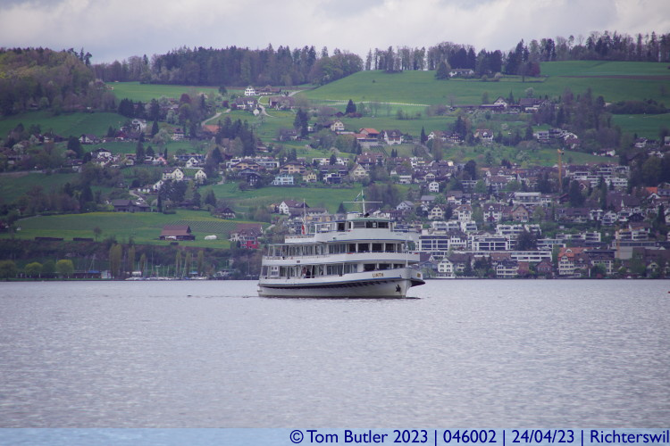 Photo ID: 046002, MS Linth approaches, Richterswil, Switzerland