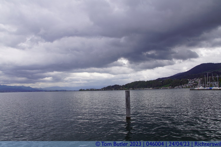 Photo ID: 046004, View down the lake, Richterswil, Switzerland