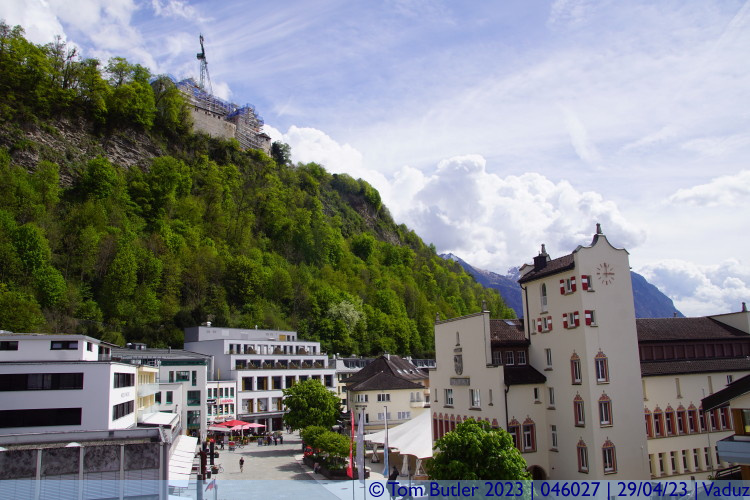 Photo ID: 046027, Town hall and castle, Vaduz, Liechtenstein