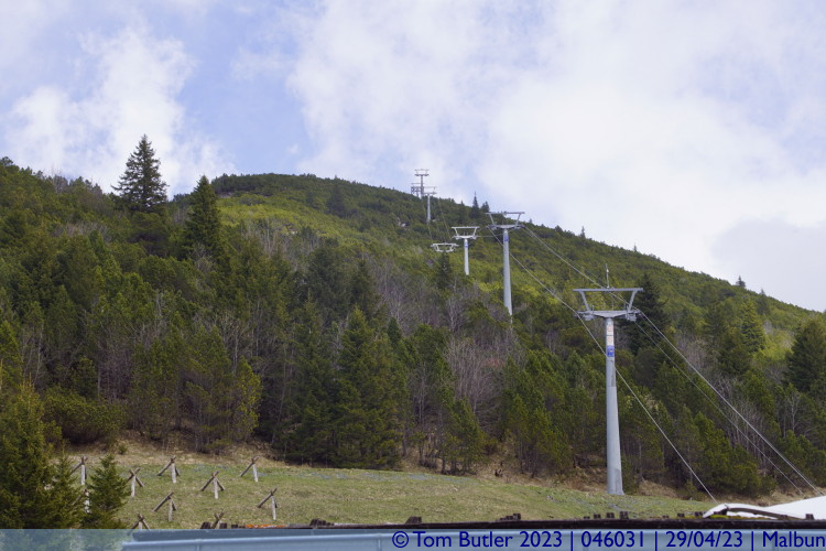 Photo ID: 046031, Cable car to the Austrian border, Malbun, Liechtenstein