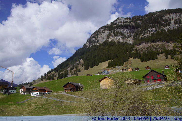 Photo ID: 046054, Chalets and peaks, Steg, Liechtenstein