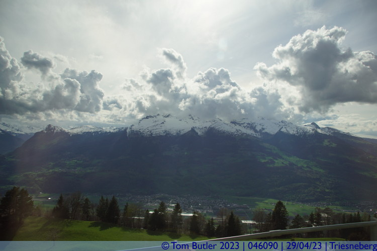 Photo ID: 046090, View across to Switzerland, Triesenberg, Liechtenstein
