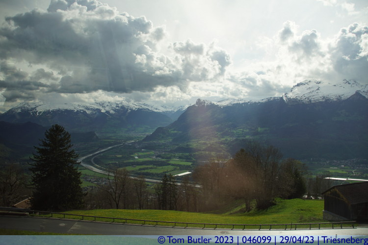 Photo ID: 046099, Ranges and Rhine, Triesenberg, Liechtenstein