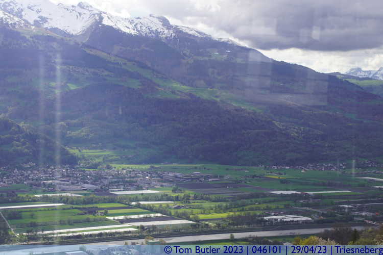 Photo ID: 046101, View over towards Switzerland, Triesenberg, Liechtenstein