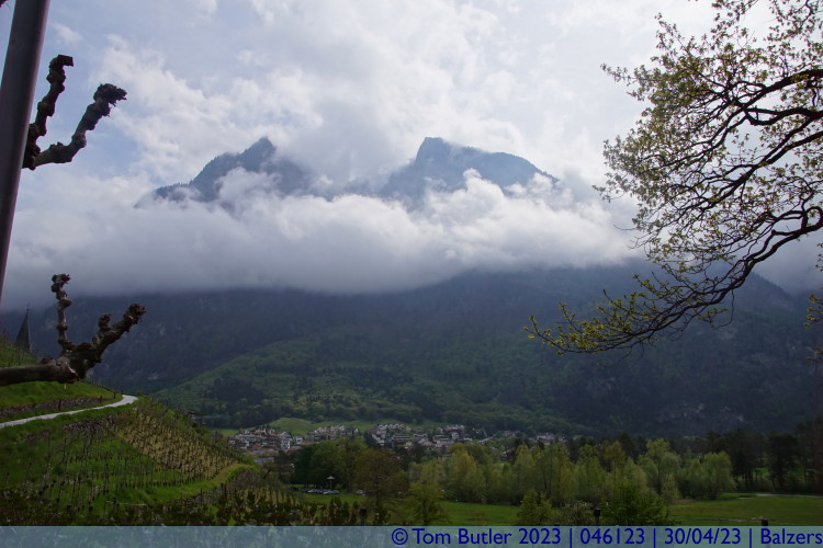 Photo ID: 046123, Looking down on town, Balzers, Liechtenstein