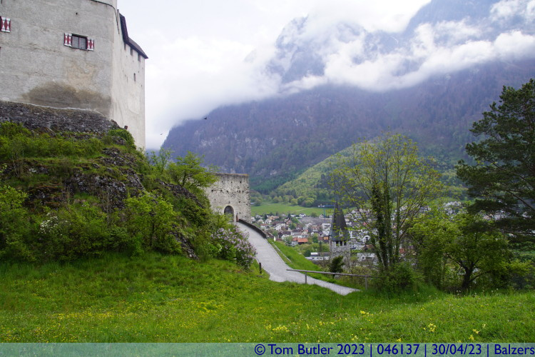 Photo ID: 046137, Castle entrance, Balzers, Liechtenstein