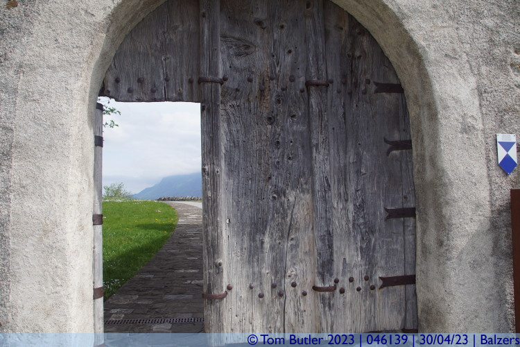 Photo ID: 046139, Entering the castle, Balzers, Liechtenstein
