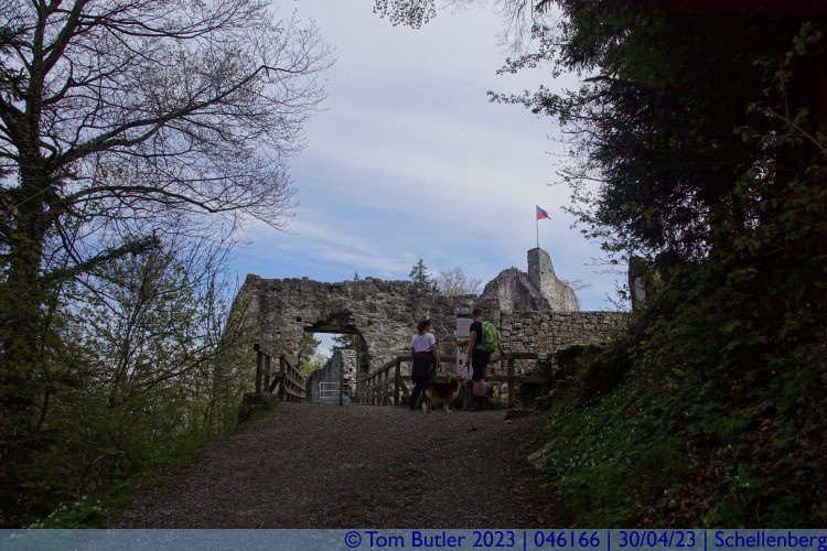 Photo ID: 046166, Entrance to the castle, Schellenberg, Liechtenstein