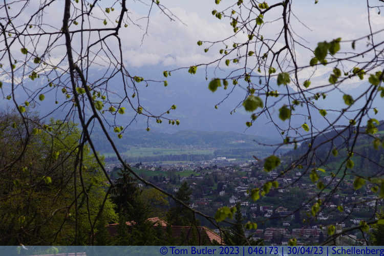 Photo ID: 046173, View into Austria, Schellenberg, Liechtenstein