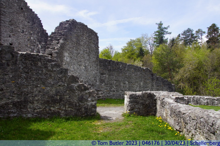 Photo ID: 046176, Inside the castle ruins, Schellenberg, Liechtenstein