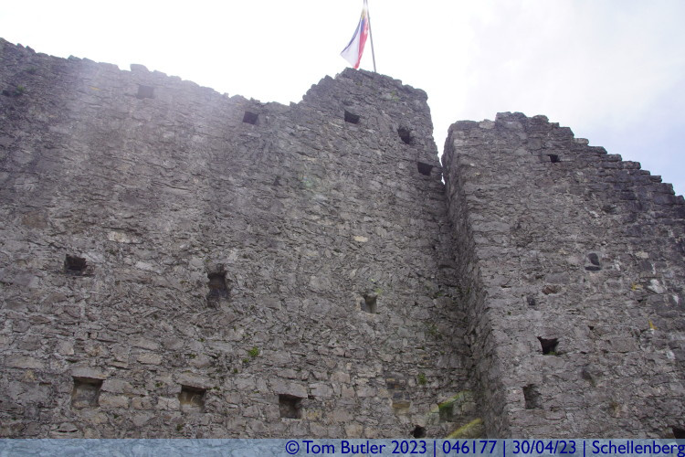 Photo ID: 046177, Ruins of the Obere Burg, Schellenberg, Liechtenstein