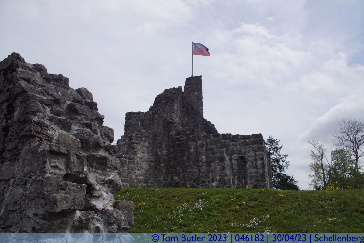 Photo ID: 046182, The ruins of the Obere Burg, Schellenberg, Liechtenstein