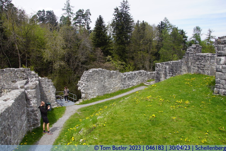 Photo ID: 046183, Inside the ruins, Schellenberg, Liechtenstein