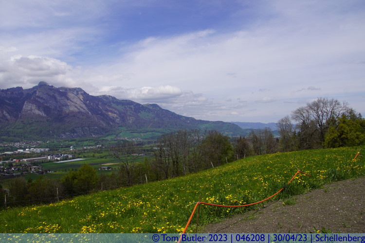Photo ID: 046208, View from town, Schellenberg, Liechtenstein