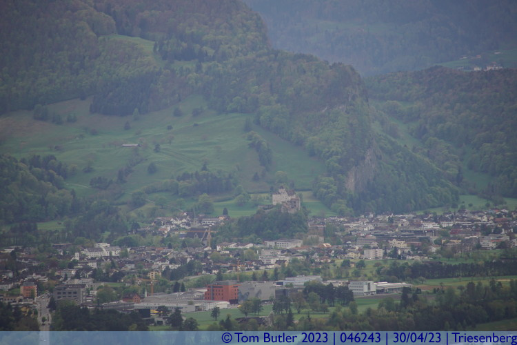 Photo ID: 046243, Balzers from the path, Triesenberg, Liechtenstein