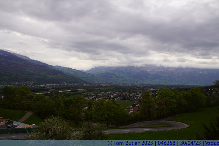 Photo ID: 046258, View from the palace, Vaduz, Liechtenstein
