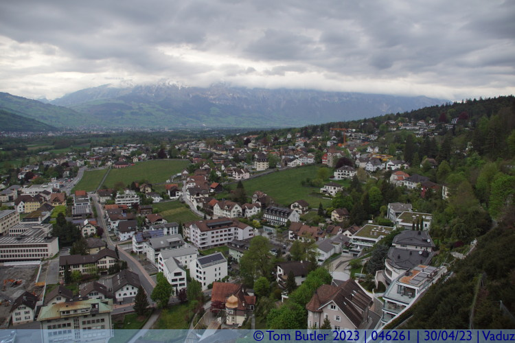 Photo ID: 046261, View over Vaduz and Schaan, Vaduz, Liechtenstein