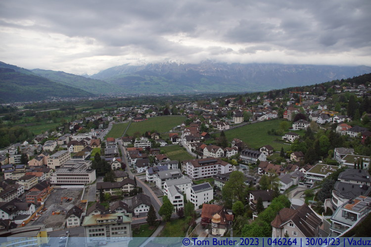 Photo ID: 046264, Vineyards and mountains, Vaduz, Liechtenstein