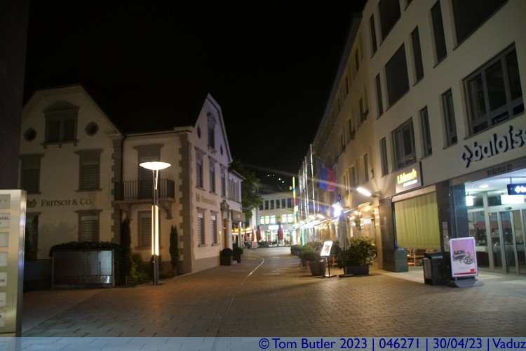 Photo ID: 046271, Stdtle at night, Vaduz, Liechtenstein