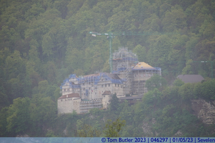 Photo ID: 046297, Schloss Vaduz from across the border, Sevelen, Switzerland