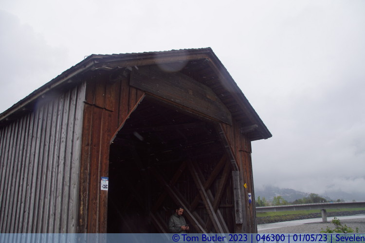 Photo ID: 046300, Entrance to the bridge, Sevelen, Switzerland