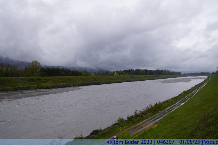 Photo ID: 046307, Rhine River, Vaduz, Liechtenstein