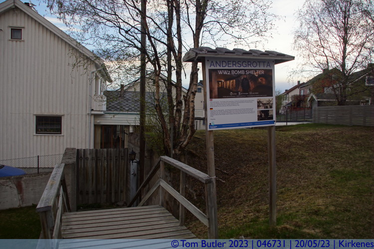 Photo ID: 046731, Entrance to the Andersgrotta, Kirkenes, Norway