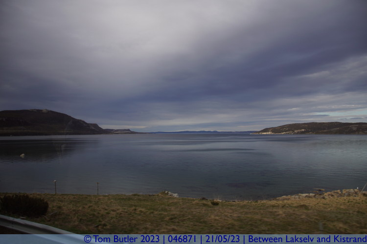 Photo ID: 046871, Looking across the Porsangerfjorden, Between Lakselv and Kistrand, Norway