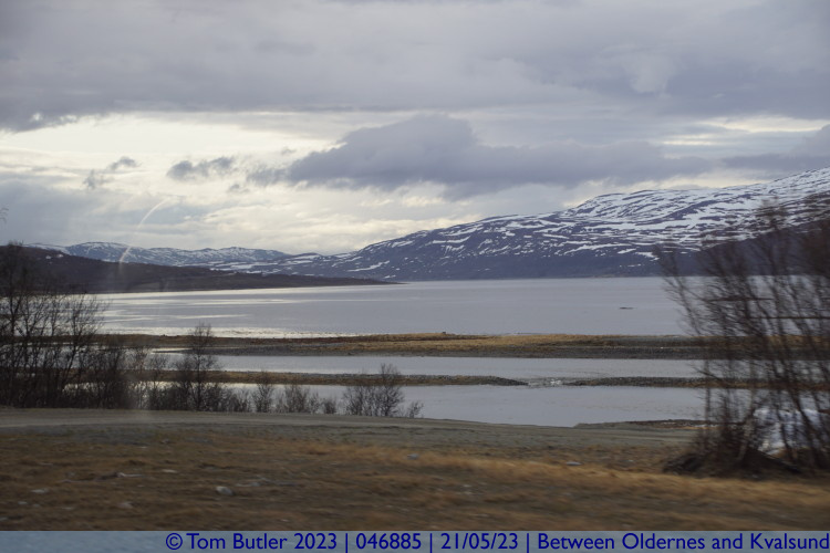Photo ID: 046885, Looking across the Repparfjorden, Between Oldernes and Kvalsund, Norway