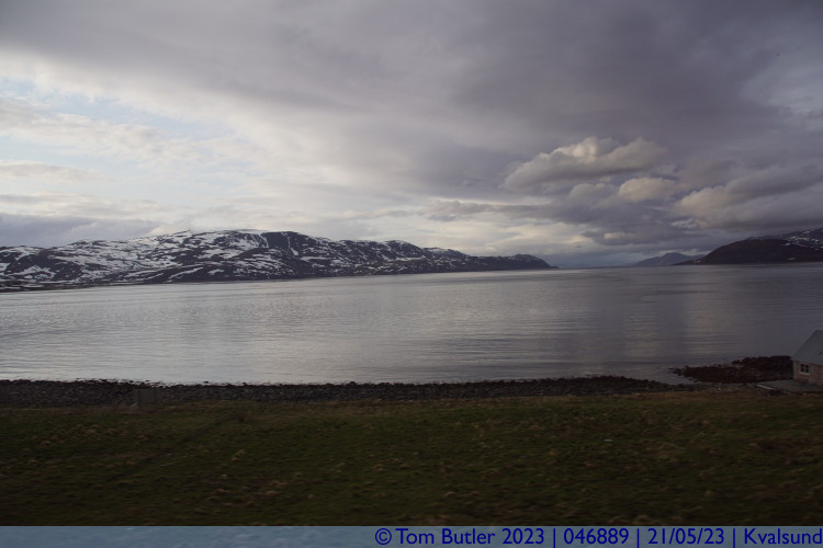 Photo ID: 046889, View across the Repparfjorden, Kvalsund, Norway
