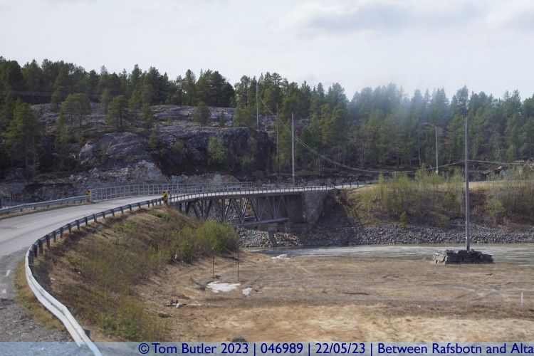 Photo ID: 046989, Bridge across the Transfarelva, Between Rafsbotn and Alta, Norway