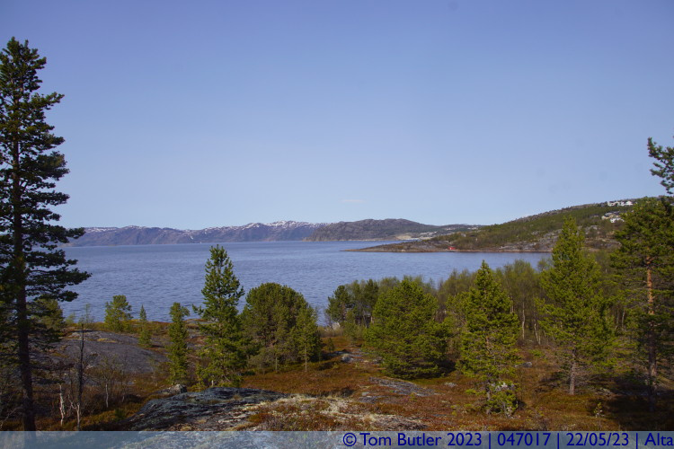 Photo ID: 047017, View over the fjord, Alta, Norway