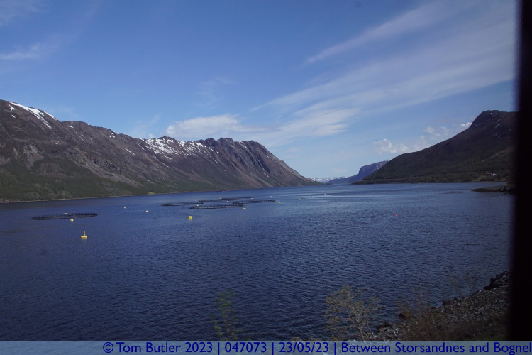Photo ID: 047073, View up the Langfjorden, Between Storsandnes and Bognel, Norway